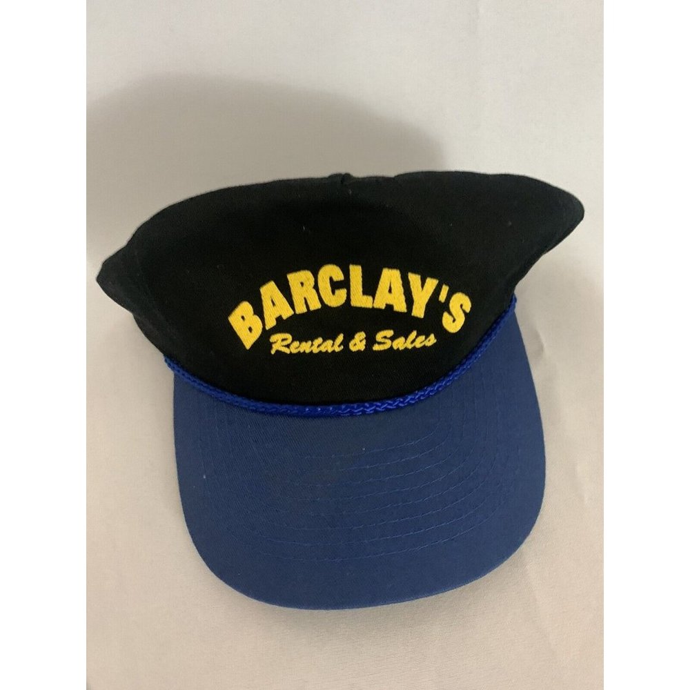 Barclay’s Rental And Sales Vintage Roped Trucker Ball Cap Strapback